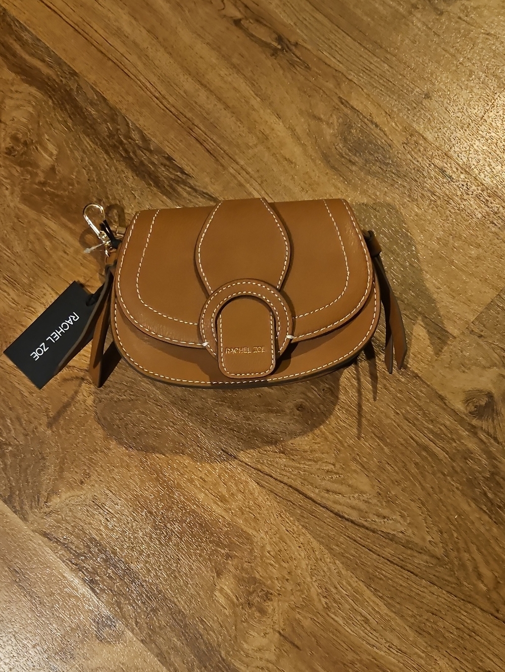 NWT RACHEL ZOE Edessi Saddle Bag Brown